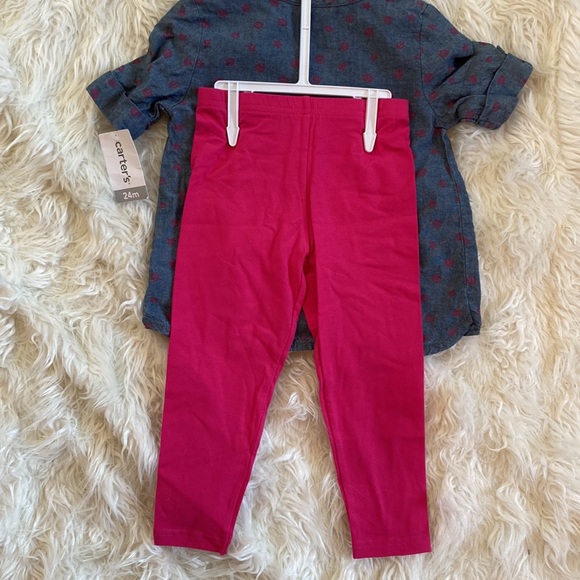 ππππππ§‘NWT Carters Girl 3 piece Set Size 24Mππ€πππ - Picture 7 of 12